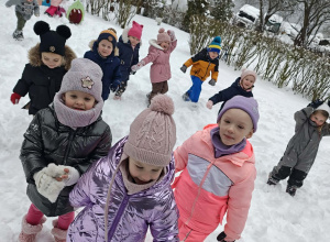 Przedszkolaki zimy się nie boją