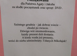 Podziękowania grupa "Misie"