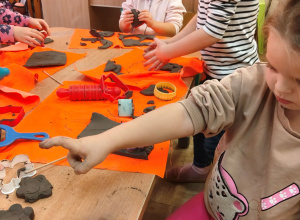 Zajęcia ceramiczne w grupie 3-, 4- latków
